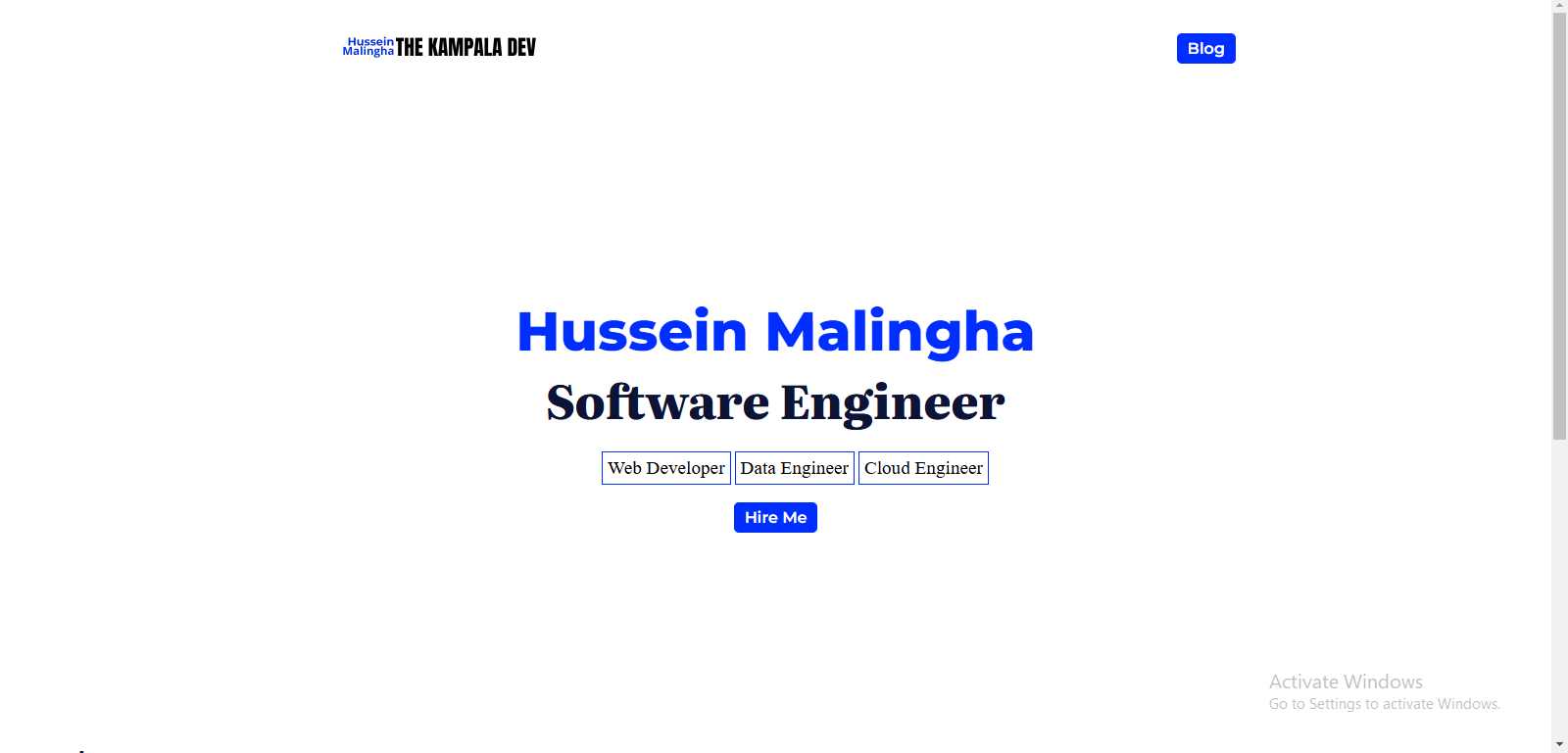 Hussein Malingha Portfolio